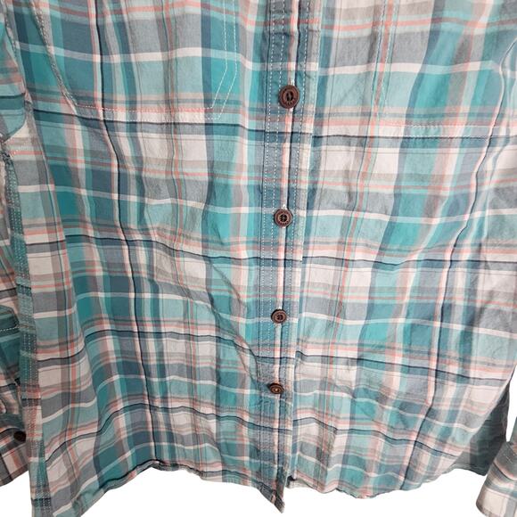 Ariat Rebar Work Shirt Women M Plaid Casual Workwear Outdoor Stretch Durable - Picture 3 of 8